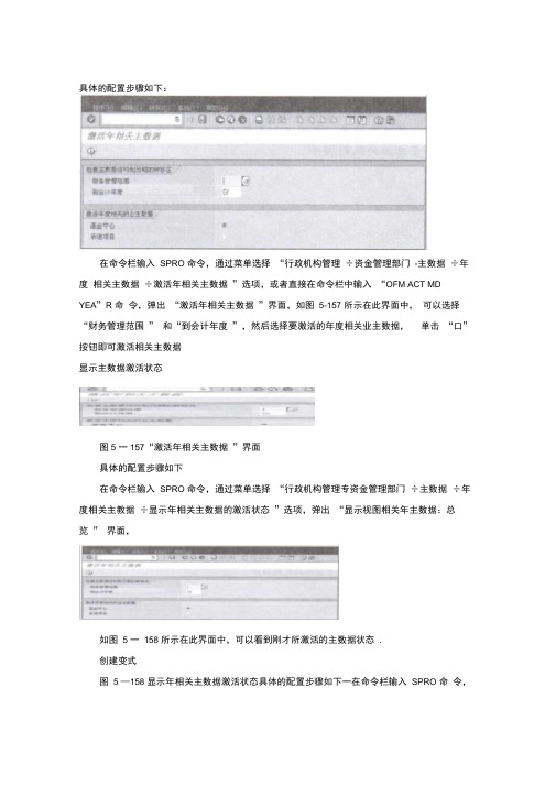SAP财务管理范围