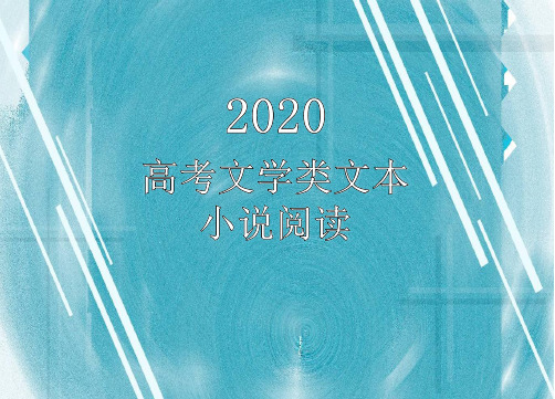【精】2020高考小说复习课件144页
