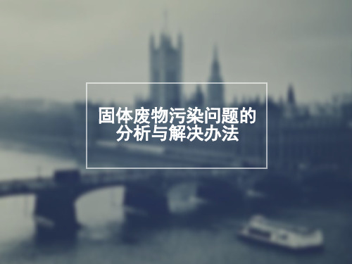 固体废物污染问题的分析与解决办法.pptx