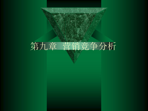 第九章营销竞争分析