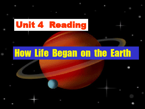必修三 unit_4_Astronomy Reading