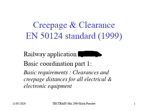 Creepage-Clearance-TECTRAIN04(介绍高压产品爬电距离与电气间隙的计算方式)