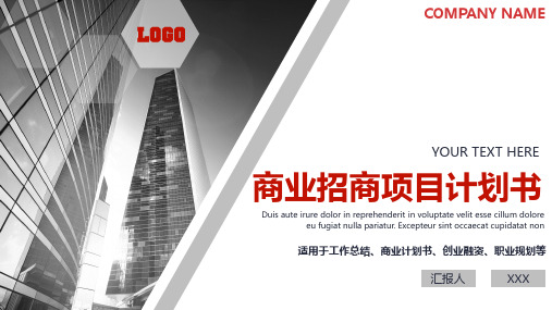 新建中学建设项目计划书ppt