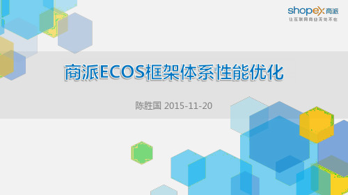 商派ECOS框架体系性能优化