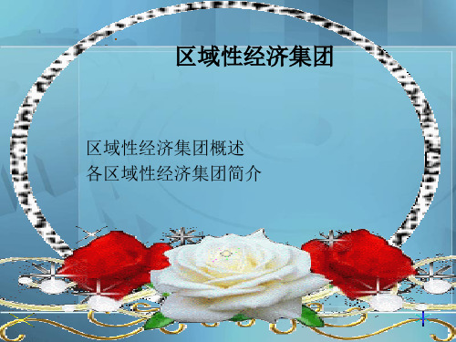 区域经济集团介绍