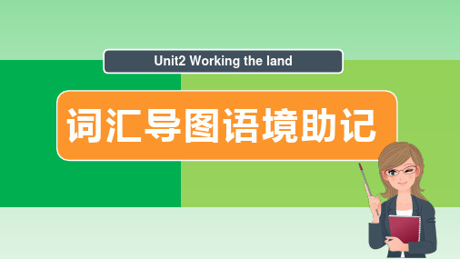 人教课标版高中英语必修4 Unit2_Reading_词汇导图语境速记