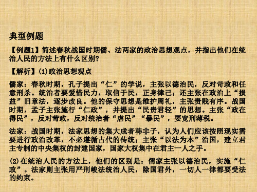 高三历史春秋战国时期的文化1(PPT)3-3