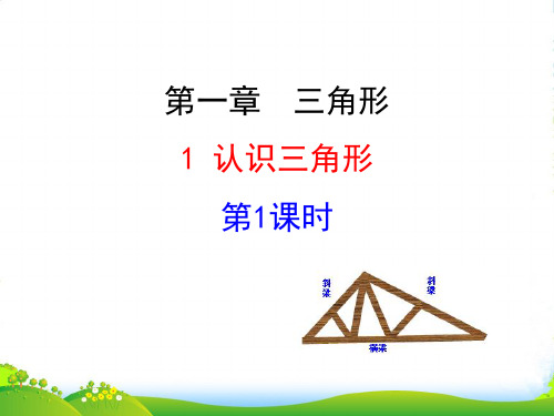 七年级数学上册第一章三角形1认识三角形第1课时课件鲁教版五四制