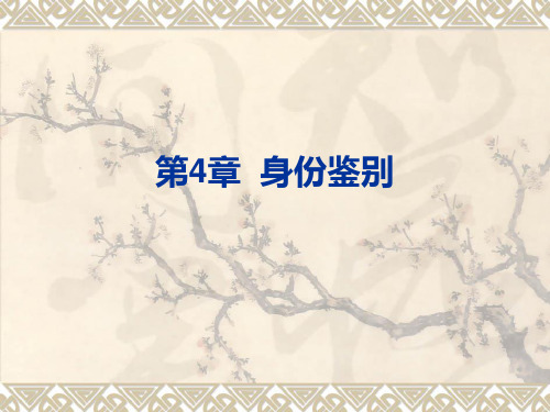 第4章  身份鉴别