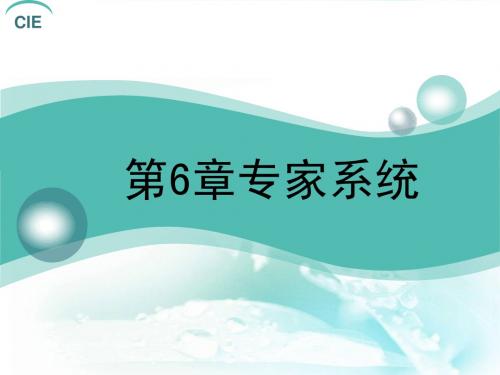 第6章 专家系统