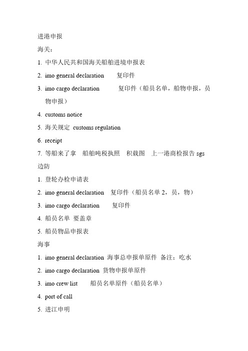 外贸申报