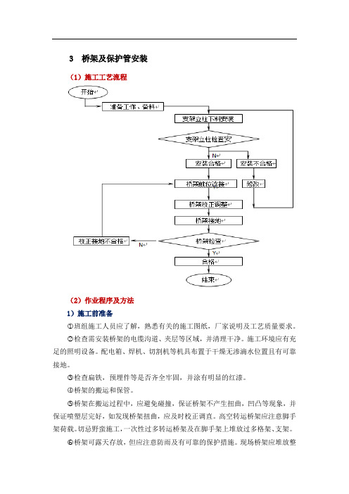 3桥架及保护管安装