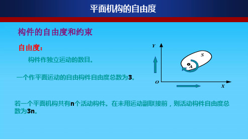 平面机构及其自由度——自由度及其计算