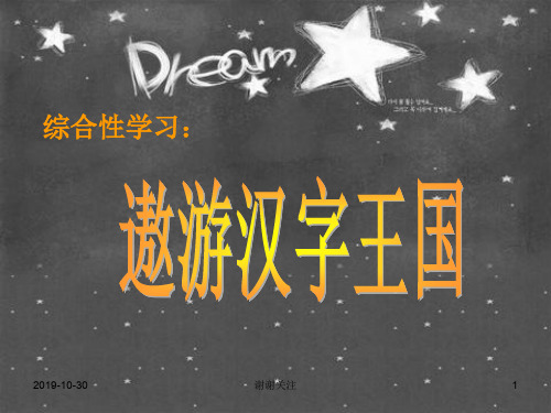 综合性学习：遨游汉字王国.pptx
