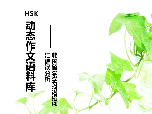 词语偏误分析