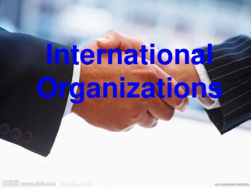 International Organizations 国际组织