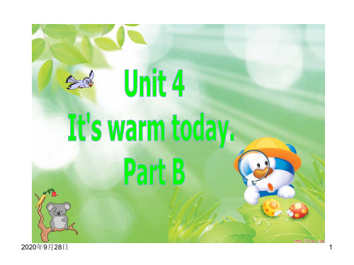 PEP4Unit4It’s-warmtodayPPT课件