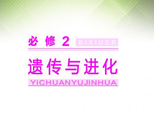 2016届高考生物一轮复习 第一单元 第1讲 孟德尔的豌豆杂交实验(一)课件 新人教版必修2