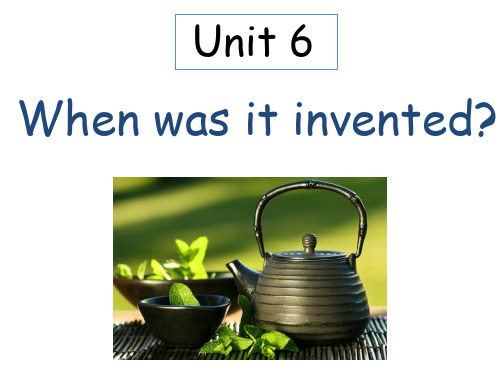 Unit 6 tea reading 初中九年级英语教学PPT课件 人教版