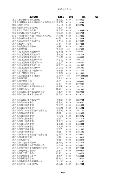 葫芦岛教育14-1409家