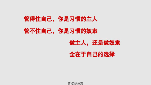 养成教育之学习习惯主题班会PPT课件
