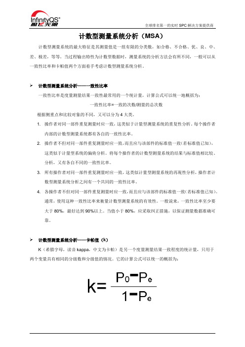 计数型测量系统分析(MSA)