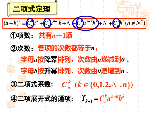 二项式定理与杨辉三角