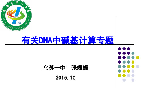 DNA分子 碱基互补配对计算  张媛媛
