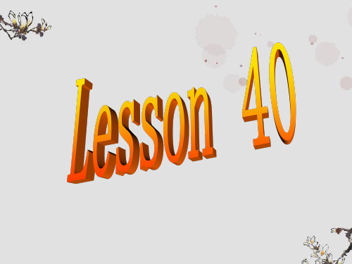 七年级英语上册 Unit 5《Family and Home》Lesson 40综合课件 冀教版