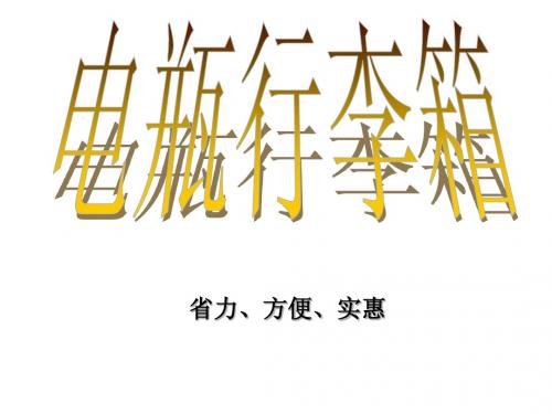 电瓶行李箱演示文稿