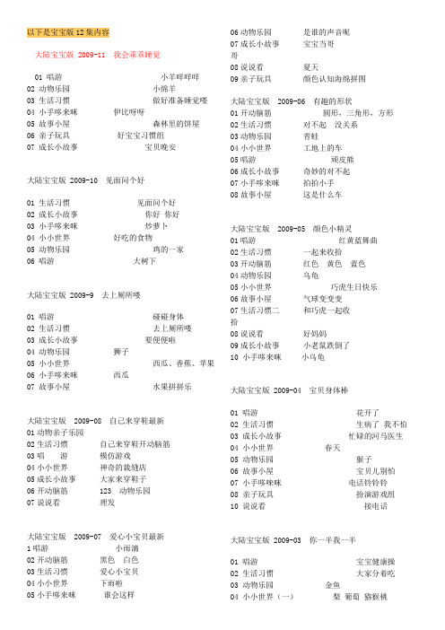 巧虎内容