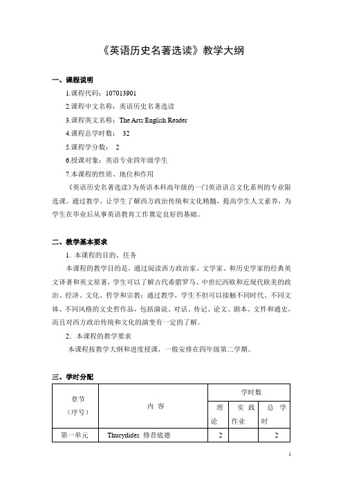 英语名著导读