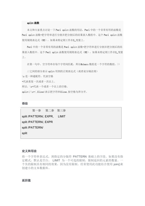 split函数