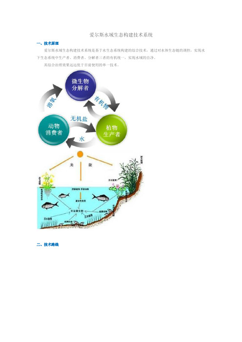 爱尔斯水域生态构建技术系统