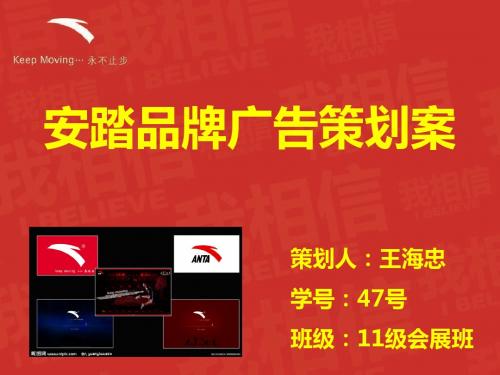 某公司品牌策划案(PPT 41张)