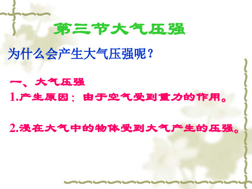 大气压强