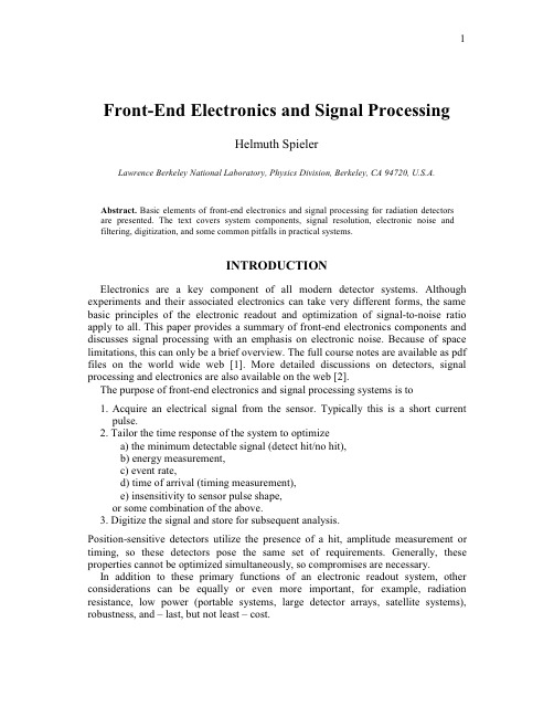 Front_End_Electronics