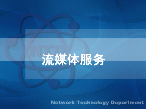 《流媒体服务》PPT课件