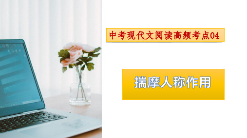 考点04：揣摩人称作用-2024年中考语文现代文阅读高频考点课件(全国通用)