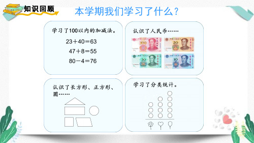 第1课时  100以内数的认识-人教版数学一年级下册第八单元教学课件