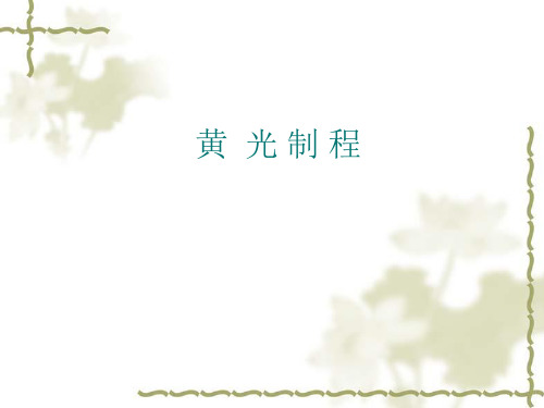黄光制程[1]