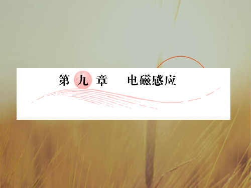最新-2018高考物理一轮复习要点+命题导向+策略第九章电磁感应课件 精品 