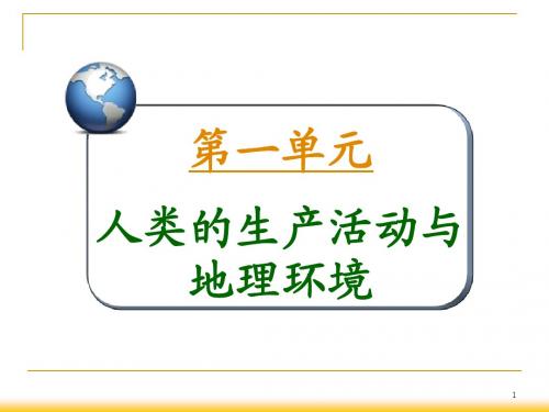 2013届高三总复习课件(第1轮)地理(广西专版)2.1考点6工业地域的形成 2