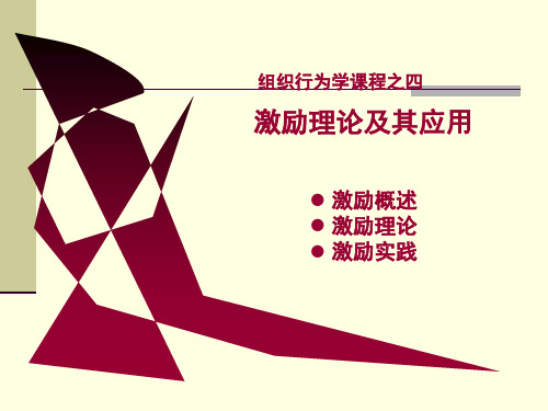 第4讲激励理论