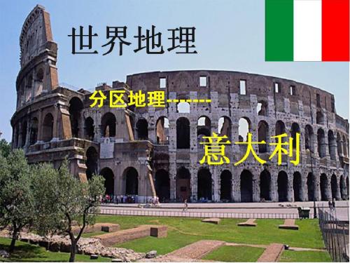 2016高考地理(全国通用)一轮复习 课件：《意大利》(共29张PPT)
