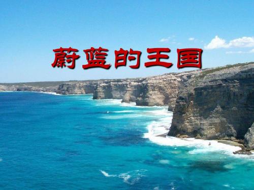 蔚蓝的王国-PPT精品教学课件