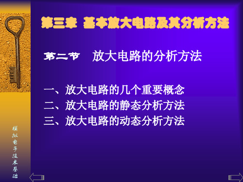 放大电路的动态分析方法