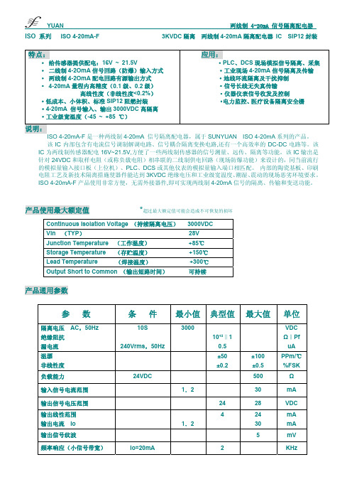 ISO 4-20mA-F