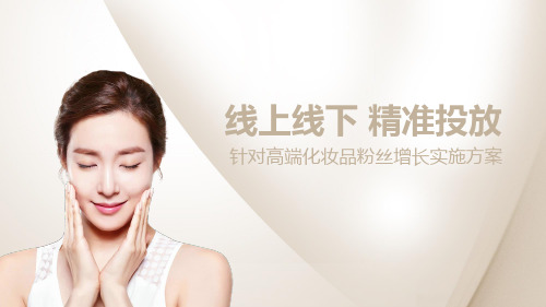 高端化妆品网络营销方案.ppt