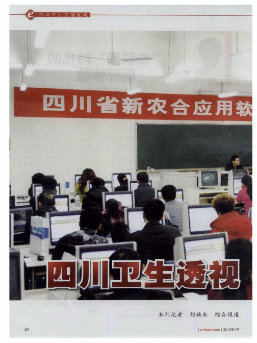 四川卫生透视——卫生信息化的“鲶鱼效应”——四川省卫生厅厅长沈骥谈卫生信息化